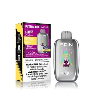 SPIN SPIN ULTRA 40K ON LYCHEE WATERMELON  STRAWBERRY