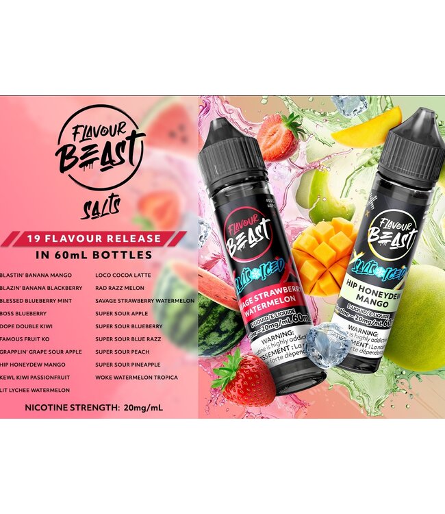 FLAVOUR BEAST SALT NIC 60ML ON