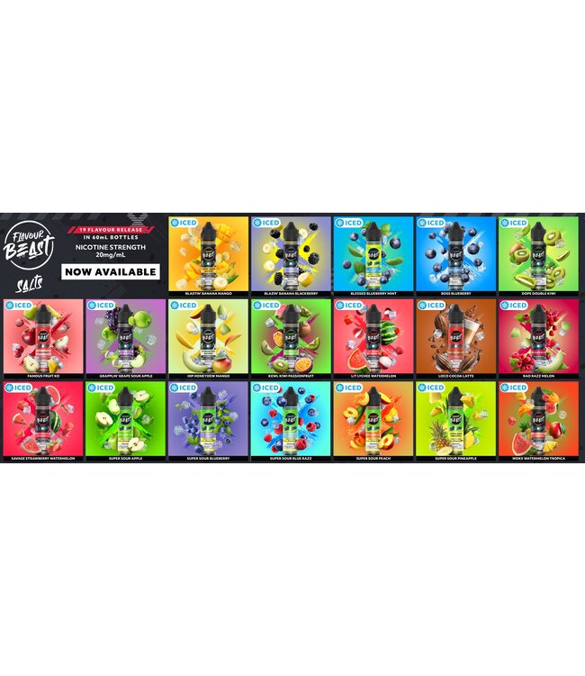 FLAVOUR BEAST SALT NIC 60ML ON