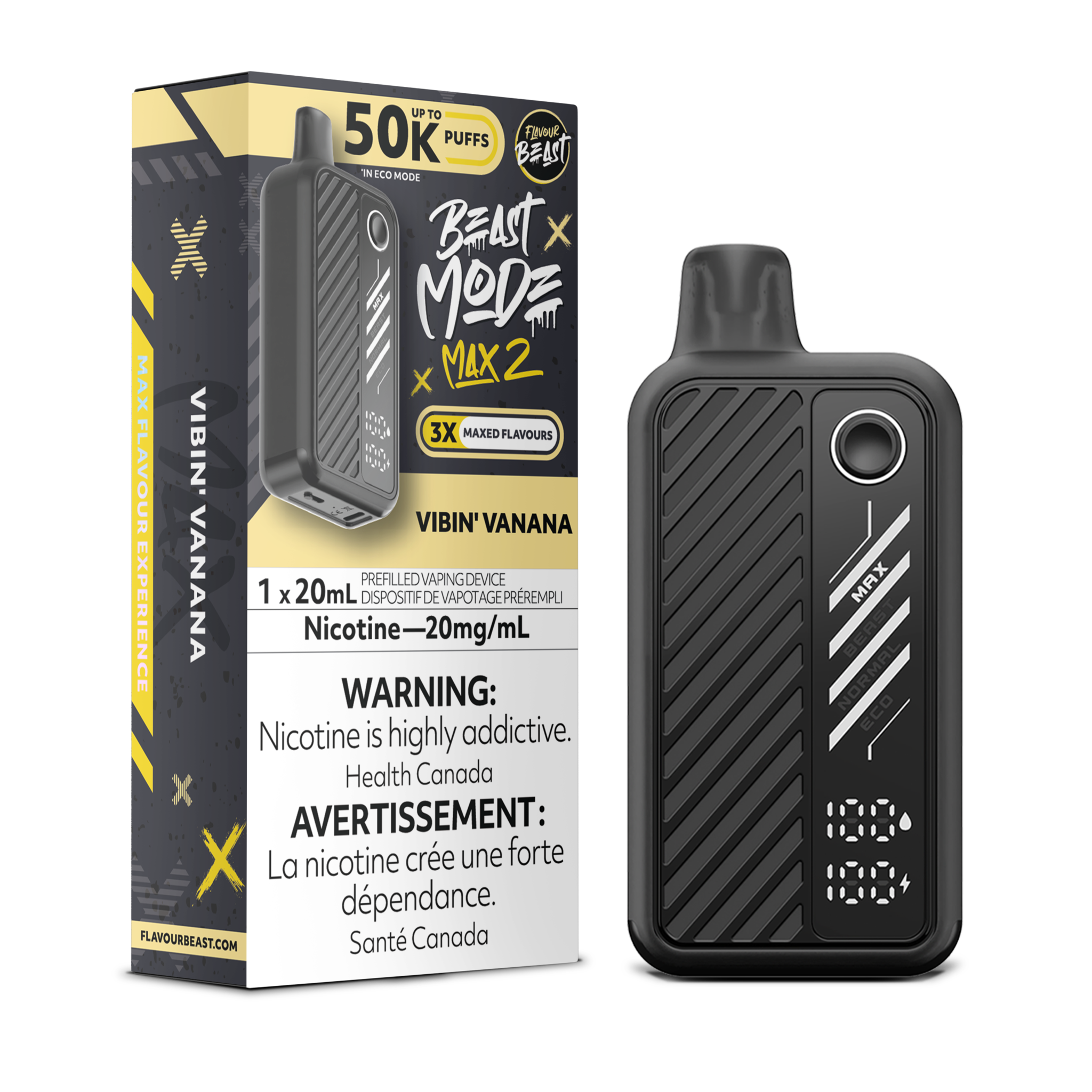 FLAVOUR BEAST BEAST MODE MAX 2 ON 50K VIBIN' VANILLA