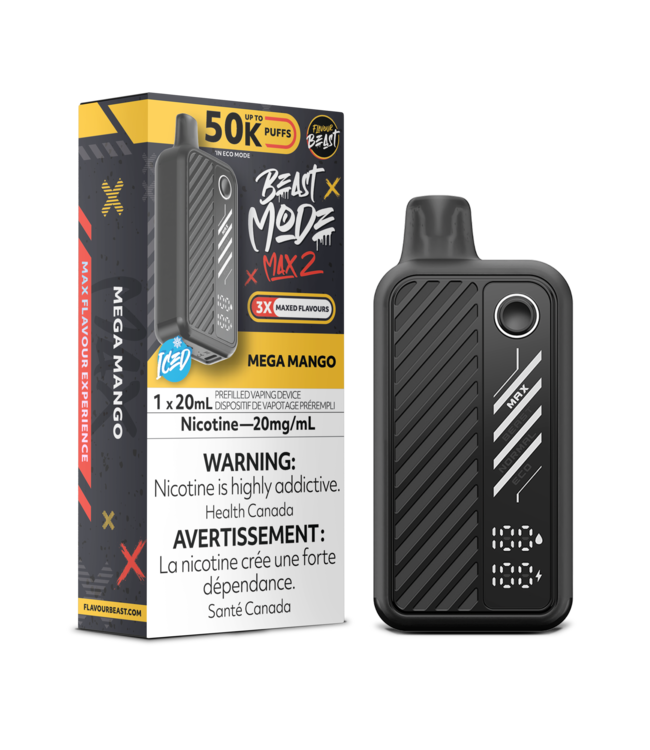 FLAVOUR BEAST BEAST MODE MAX 2 ON 50K MEGA MANGO