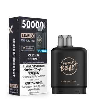 Level X FLAVOUR BEAST LEVEL X G2 ULTRA POD ON CRUSHIN' COCONUT
