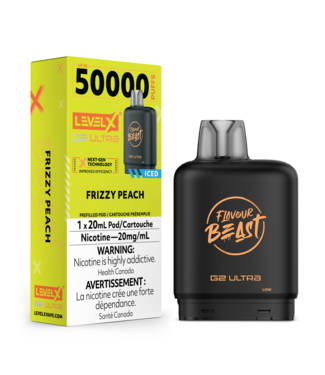 Level X FLAVOUR BEAST LEVEL X G2 ULTRA POD ON FIZZY PEACH