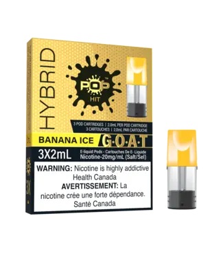 POP BANANA ICE 20MG HYBRID
