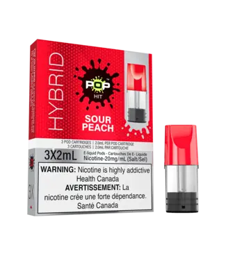 POP SOUR PEACH (BALZIN PEACH) 20MG HYBRID