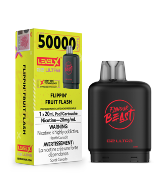 Level X FLAVOUR BEAST LEVEL X G2 ULTRA POD ON FLIPPIN' FRUIT FLASH