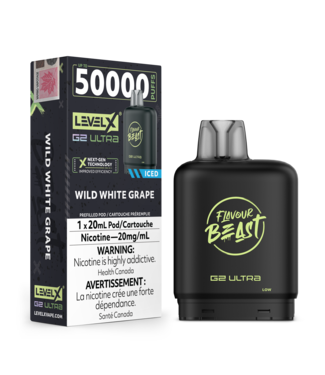 Level X FLAVOUR BEAST LEVEL X G2 ULTRA POD ON WILD WHITE GRAPE