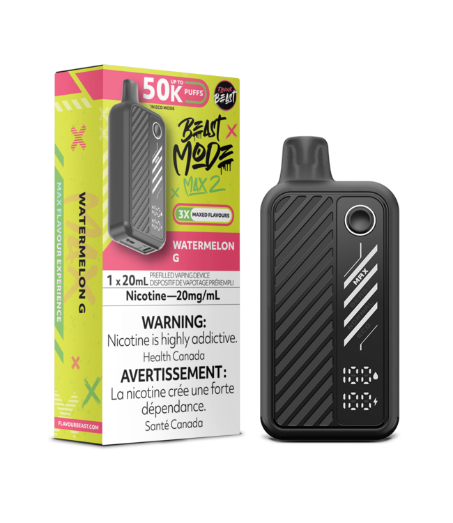 FLAVOUR BEAST BEAST MODE MAX 2 ON 50K WATERMELON G