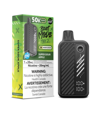 FLAVOUR BEAST FLAVOUR BEAST BEAST MODE MAX 2 ON 50K SUPER SOUR APPLE