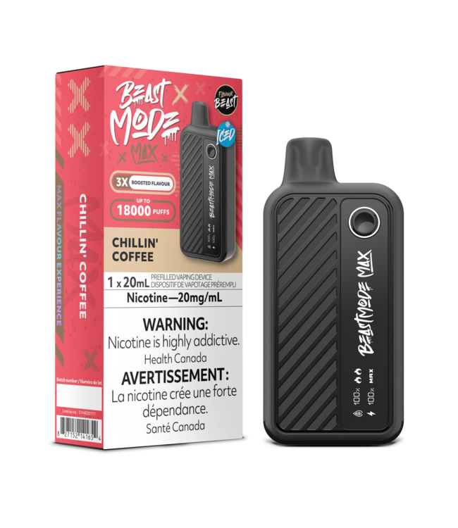 FLAVOUR BEAST BEAST MODE MAX 18K ON CHILLIN' COFFEE