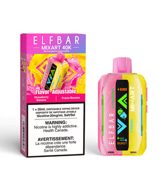 ELFBAR MIXART 40K ON STRAWBERRY BANANA
