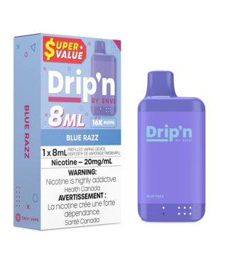 DRIP'N DRIP'N 16K ON BLUE RAZZ DRIP'N DRIP'N 16K ON BLUE RAZZ