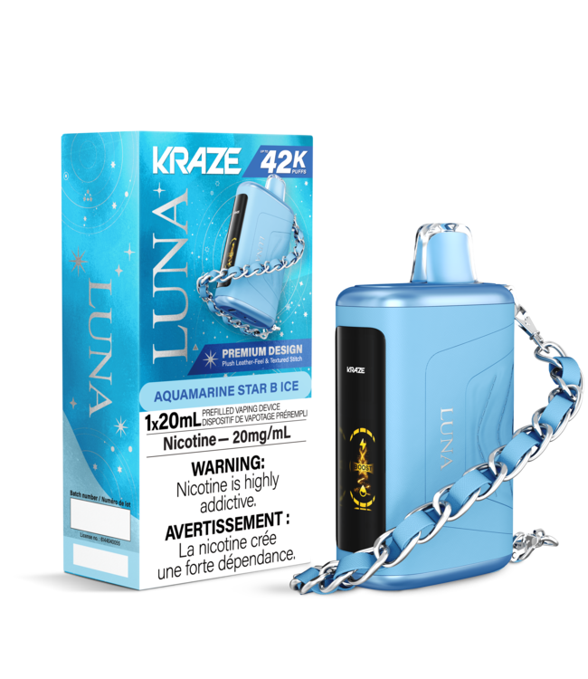 KRAZE LUNA 42K ON AQUAMARINE STAR B ICE
