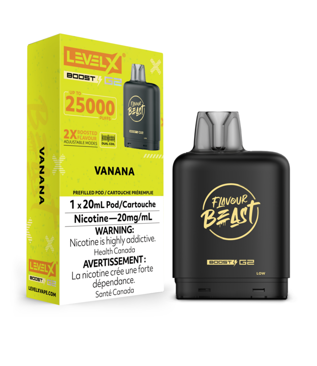 LEVEL X FLAVOUR BEAST POD 25K ON VANANA