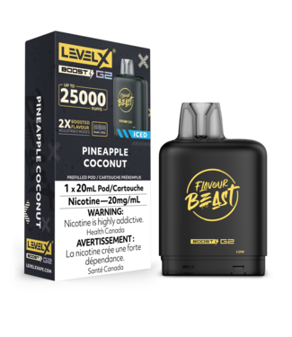 FLAVOUR BEAST LEVEL X LEVEL X FLAVOUR BEAST POD 25K ON PINEAPPLE COCONUT