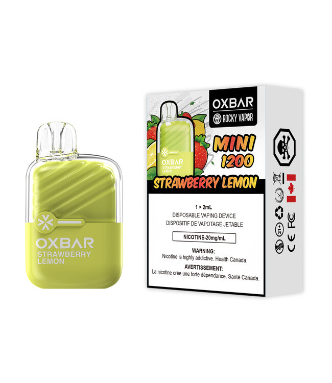 OXBAR 1200 PUFFS STRAWBERRY LEMON