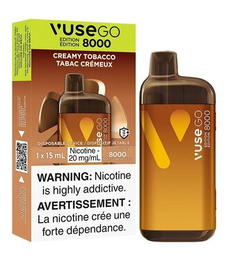 VUSE VUSE GO 8000 2.0 Creamy Tobacco 20mg