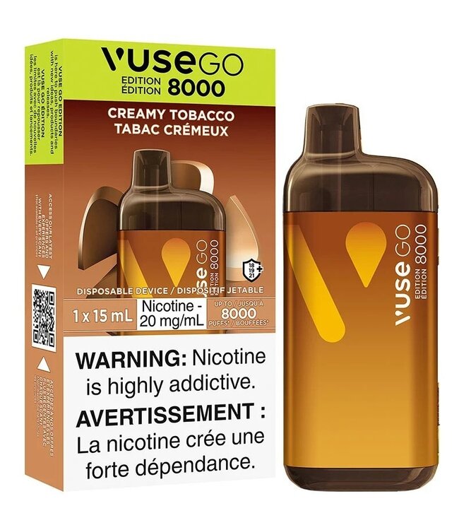 VUSE GO 8000 2.0 Creamy Tobacco 20mg