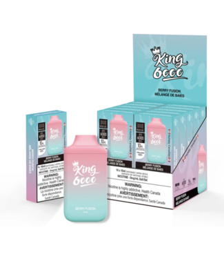 KING 6000 NICOTINE FREE ON BERRY FUSION