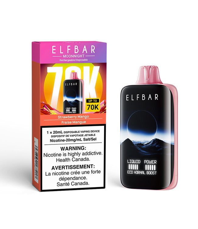 ELFBAR MOONNIGHT 70K ON STRAWBERRY MANGO
