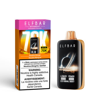 ELFBAR MOONNIGHT 70K ON DOUBLE MANGO ELFBAR MOONNIGHT 70K ON DOUBLE MANGO