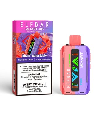 ELFBAR MIXART 40K ON Triple Berry Grape