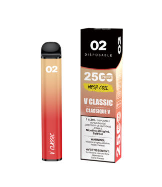 O2 O2 2500 PUFFS  V  CLASSIC