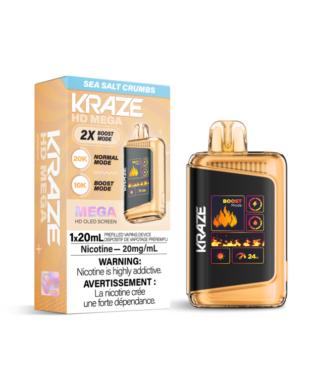 KRAZE HD MEGA 20K ON SEA SALT CRUMBS