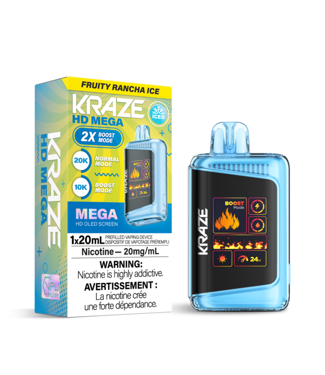 KRAZE HD MEGA 20K ON FRUITY RANCHA ICE
