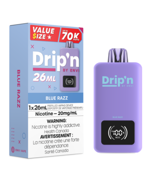 DRIP'N DRIP'N ON 70K BLUE RAZZ DRIP'N DRIP'N ON 70K BLUE RAZZ