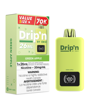 DRIP'N DRIP'N ON 70K GREEN APPLE DRIP'N DRIP'N ON 70K GREEN APPLE