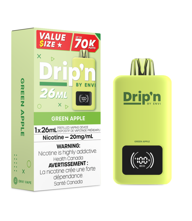 DRIP'N ON 70K GREEN APPLE