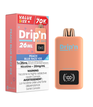 DRIP'N DRIP'N ON 70K PEACH BLUE RAZZ ICE DRIP'N DRIP'N ON 70K PEACH BLUE RAZZ ICE