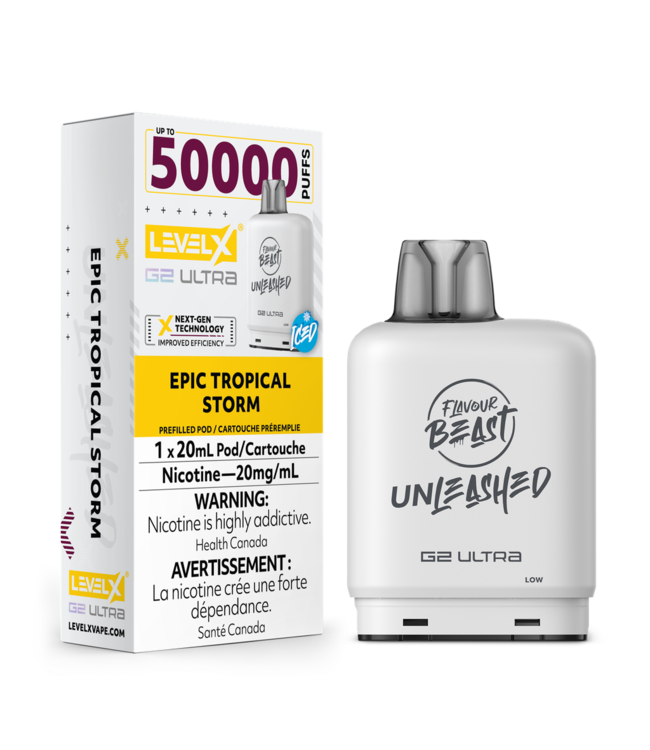 Level X G2 Ultra Pod 20ml - Unleashed  ON - Epic TROPICAL STROM