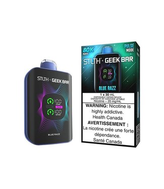 STLTH STLTH X GEEKBAR 80K ON BLUE RAZZ