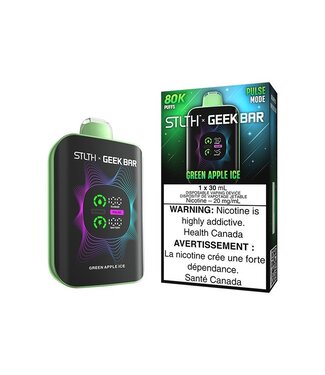 STLTH STLTH X GEEKBAR 80K ON GREEN APPLE ICE