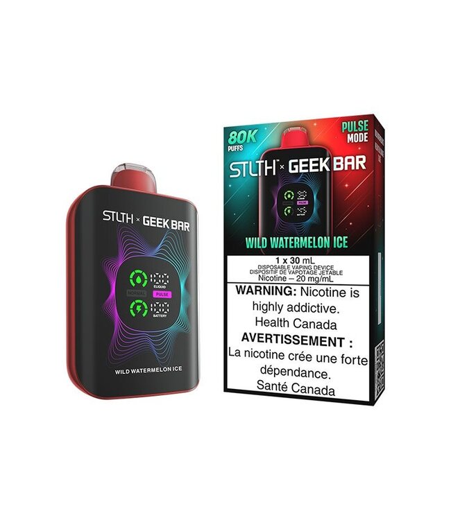 STLTH X GEEKBAR 80K ON WILD WATERMELON ICE