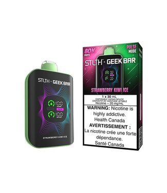 STLTH STLTH X GEEKBAR 80K ON STRAWBERRY KIWI ICE