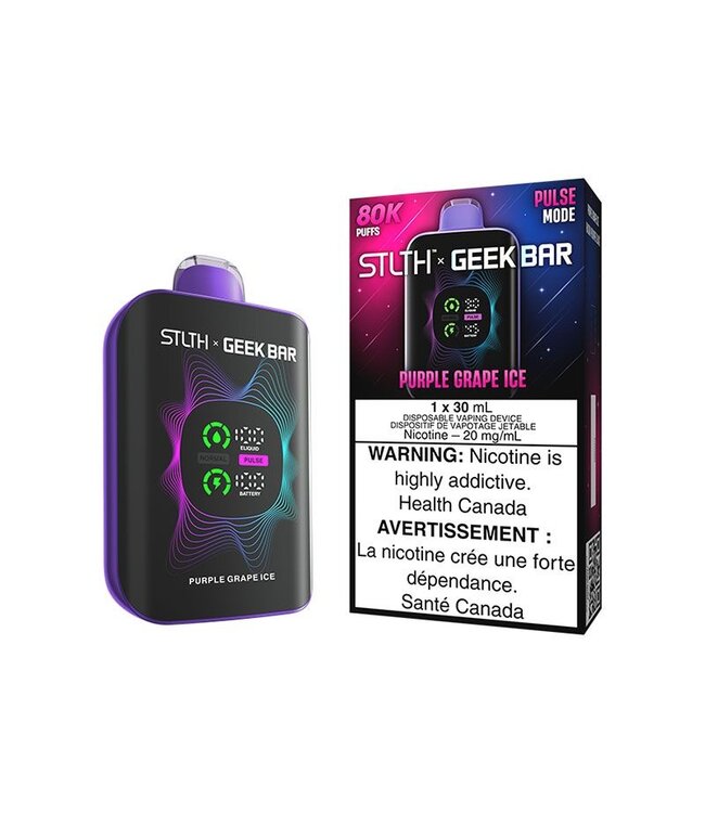 STLTH X GEEKBAR 80K ON PURPLE GRAPE CE