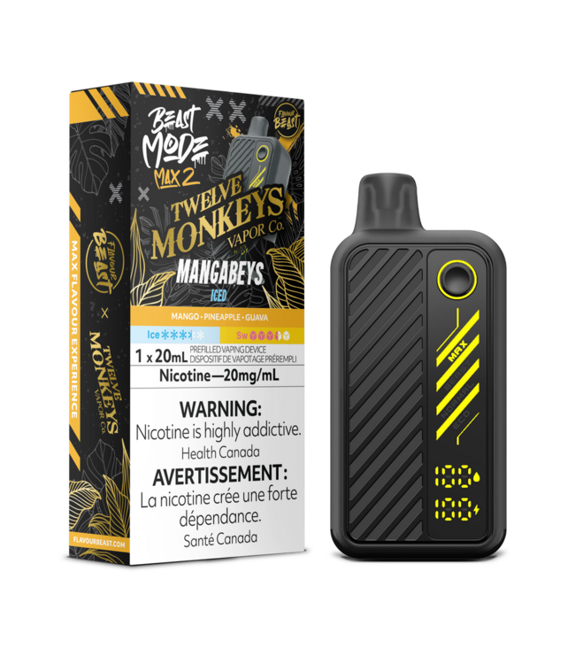 FLAVOUR BEAST BEAST MODE MAX 2 ON 50K MANGABEYS ICED