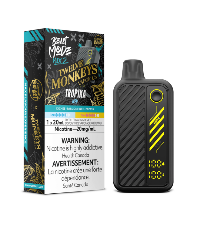 FLAVOUR BEAST BEAST MODE MAX 2 ON 50K TROPIKA ICED
