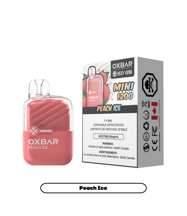 OXBAR 1200 PUFFS PEACH ICE