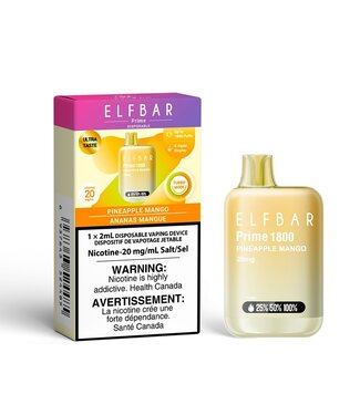 ELF BAR PRIME 1800 ON PINEAPPLE MANGO ELF BAR PRIME 1800 ON PINEAPPLE MANGO