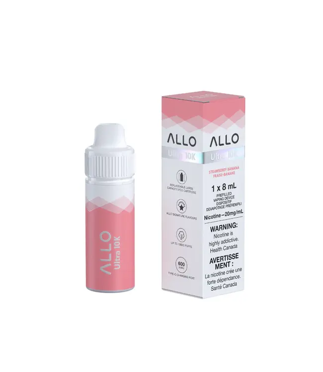 ALLO ULTRA 10K DEVICE BUNDLE ON STRAWBERRY BANANA