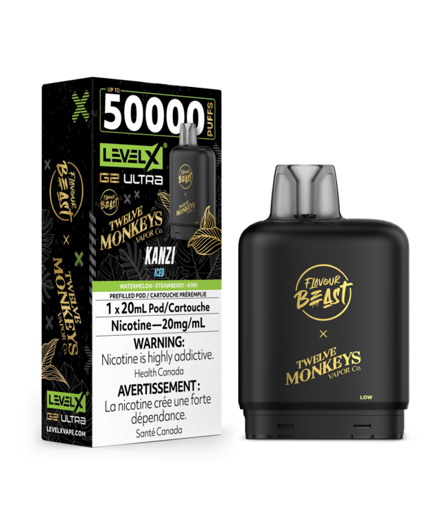 FLAVOUR BEAST LEVEL X G2 ULTRA POD ON KANZI ICED