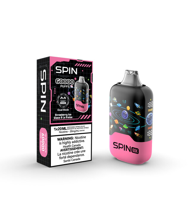 SPIN 60K ON  STRAWBERRY ICE
