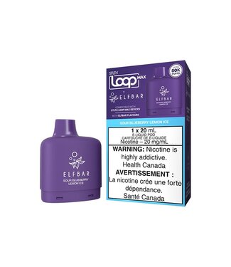 STLTH STLTH LOOP MAX X ELFBAR 50K SOUR BLUEBERRY LEMON ICE