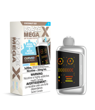 KRAZE MEGA X 48K ON COCONUT ICE