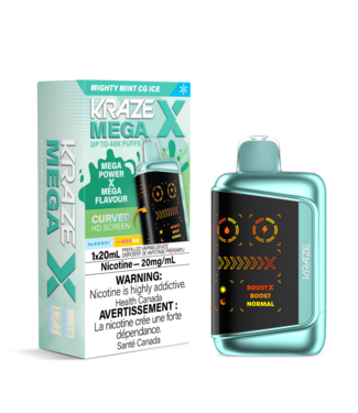 KRAZE MEGA X 48K ON MIGHTY MINT CG ICE