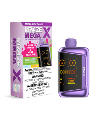 KRAZE MEGA X 48K ON TANGY ALOE GRAPE